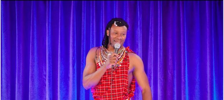 David Babu performing on stage
